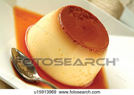Stock Photo - Bread & Pastries, Dessert, Spoon. Fotosearch