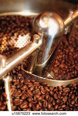 Stock Image - beverage, cafe, caffeine, cappuccino, chair. Fotosearch