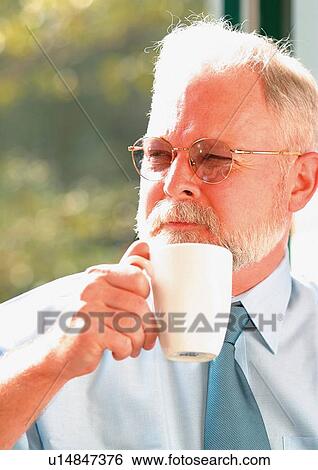 Stock Photograph - boiler, latte, day, hotter, hot beverage, close-up, coffee. Fotosearch