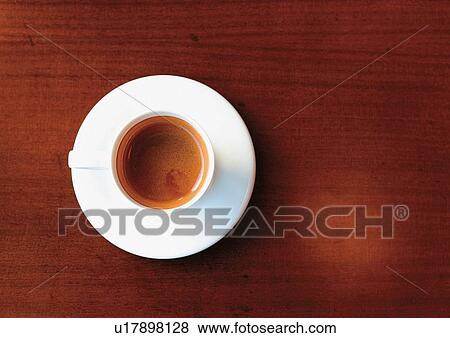 Stock Photo - crockery, coffee, large group of objects, saucer, caffeine, shadow. Fotosearch