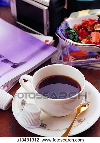 Beverage, Black Coffee, Book, Bowl, Camera, Coffee Cup, Cream View Large Photo Image Stock Image - Beverage, Black Coffee, Book, Bowl, Camera, Coffee Cup, Cream. Fotosearch
