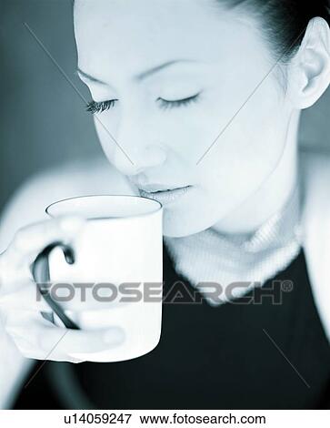 Beverage, B&W, B/W, Black And White, Close-Up View Large Photo Image Stock Photo - Beverage, B&W, B/W, Black And White, Close-Up. Fotosearch