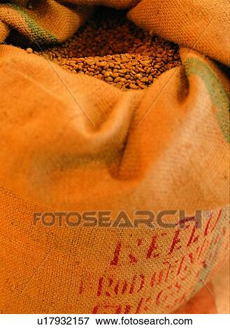 Close-Up, Bag, Brown, Beverage, Beans, Coffee Beans, Aromatic View Large Photo Image Stock Photo - Close-Up, Bag, Brown, Beverage, Beans, Coffee Beans, Aromatic. Fotosearch