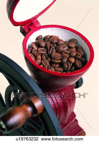Stock Image - Coffee Grinder, Refreshment, Coffee. Fotosearch