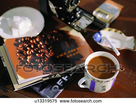 Coffee Machine, Table, Drink, Food And Drink, Sugar Cube, Indoor View Large Photo Image Stock Photography - Coffee Machine, Table, Drink, Food And Drink, Sugar Cube, Indoor. Fotosearch