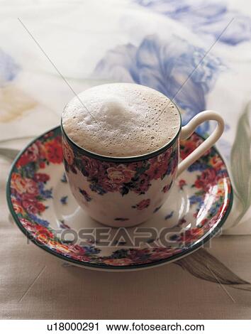 Stock Image - beverage, brim, cappuccino. Fotosearch