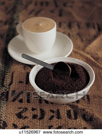 Stock Photo - beverage, cappuccino, china. Fotosearch