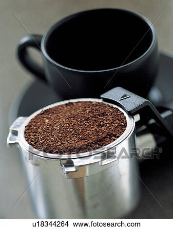 Picture - black, brown, coffee. Fotosearch