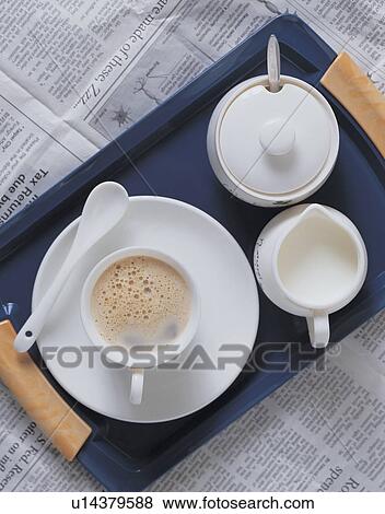 dining, indoor, cup, jar, newspaper, spoon, chinaware View Large Photo Image Stock Photo - dining, indoor, cup, jar, newspaper, spoon, chinaware. Fotosearch