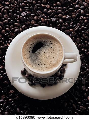 Stock Image - java, ripe, cappuccino, beverage, crockery, china. Fotosearch