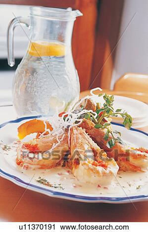 Stock Image - Food, Vegetable, Sea Food, Jug, Close-Up, Full. Fotosearch