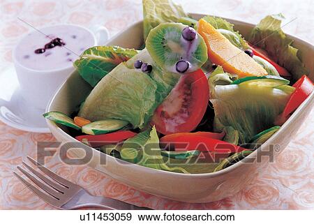 House salad with coffee View Large Photo Image Stock Photo - House salad with coffee . Fotosearch