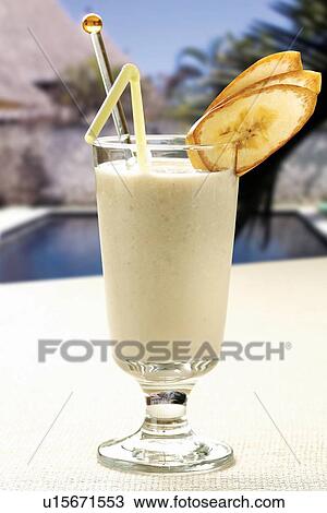 Banana, Banana Smoothie, Blended Drink, Close-Up, Day View Large Photo Image Stock Image - Banana, Banana Smoothie, Blended Drink, Close-Up, Day. Fotosearch