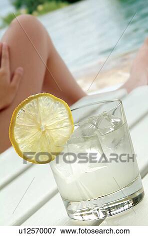 Fruit Garnish, One Person, Refreshment, Fruit, Fresh, Lemon, Straw View Large Photo Image Stock Photo - Fruit Garnish, One Person, Refreshment, Fruit, Fresh, Lemon, Straw. Fotosearch