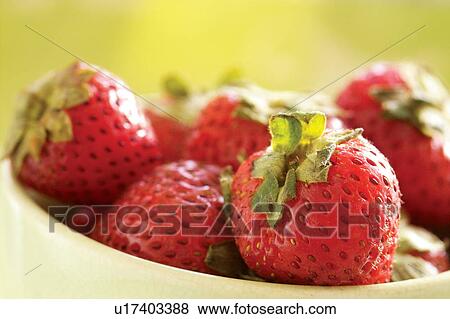 Stock Photo - Health, Strawberry, Group Of Objects, Day, Still Life. Fotosearch