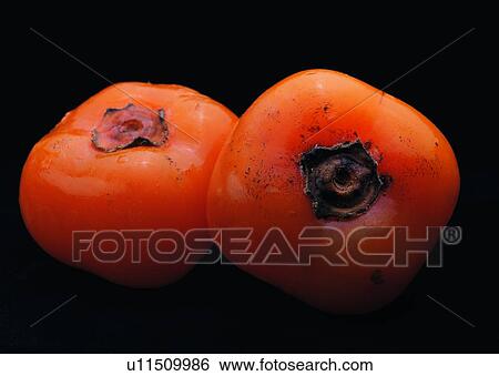Stock Photograph - food, fruit, persimmon. Fotosearch