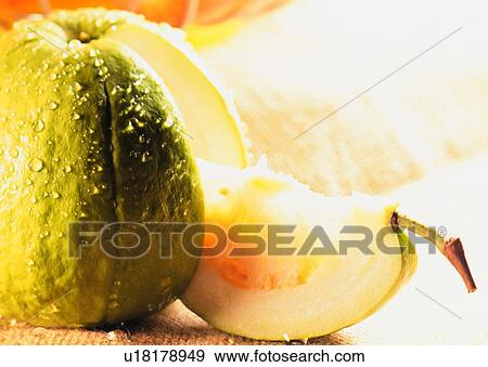 food, fruit, water drop, guava, seed, light View Large Photo Image Stock Photo - food, fruit, water drop, guava, seed, light. Fotosearch