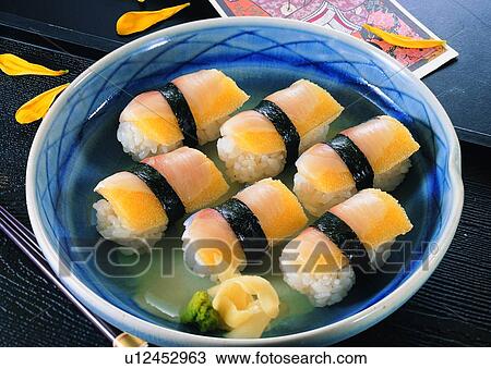 plate, food, chopstick, sushi, egg, card, fish View Large Photo Image Stock Image - plate, food, chopstick, sushi, egg, card, fish. Fotosearch