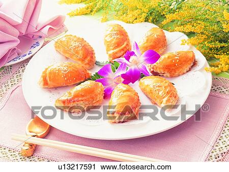 plate, pork crisp, flower, food, orchid, chopstick View Large Photo Image Stock Image - plate, pork crisp, flower, food, orchid, chopstick. Fotosearch
