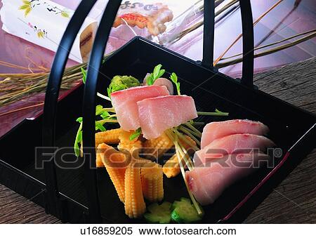 sweet corn, fish, cake, food, wasabi, plate View Large Photo Image Stock Photography - sweet corn, fish, cake, food, wasabi, plate. Fotosearch