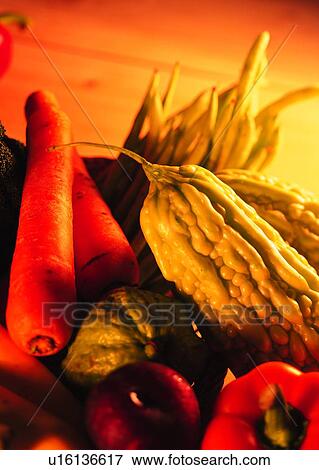 vegetable, carrot, food, bean, balsam pear, cauliflower View Large Photo Image Stock Photo - vegetable, carrot, food, bean, balsam pear, cauliflower. Fotosearch