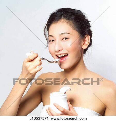 Beauty, Dieting, Young Adult, Close-Up, Freshness View Large Photo Image Stock Image - Beauty, Dieting, Young Adult, Close-Up, Freshness. Fotosearch