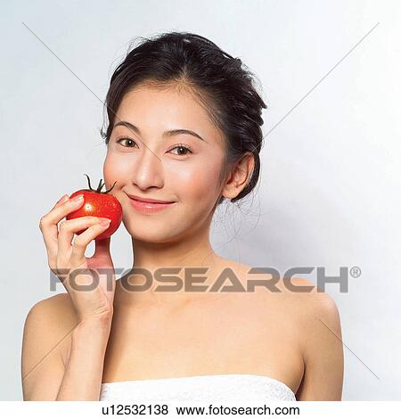 Stock Photo - Black Hair, Close-Up, Asian Ethnicity. Fotosearch