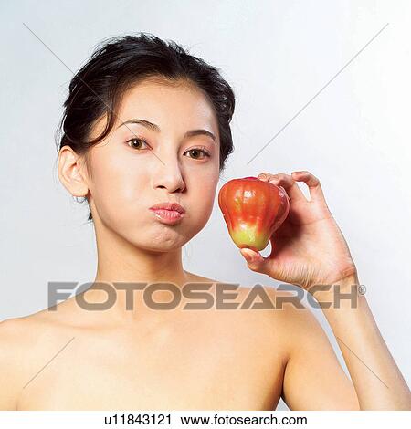 Food And Drink, Making A Face, Black Hair, Youth Culture, Indoor, Lifestyles View Large Photo Image Stock Image - Food And Drink, Making A Face, Black Hair, Youth Culture, Indoor, Lifestyles. Fotosearch