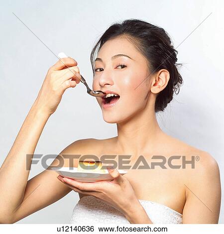 Square, Indoor, Pastry, One Young Woman Only View Large Photo Image Stock Photograph - Square, Indoor, Pastry, One Young Woman Only. Fotosearch