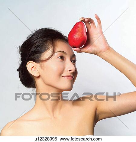 Stock Photography - Square, Indoor, Young Adult, Asian Ethnicity, Refreshment, One Person. Fotosearch