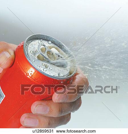 Stock Image - grabbing, soda, liquid, beer, cold, refreshment. Fotosearch