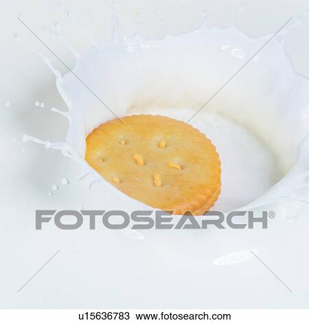 Stock Image - square, biscuits, breakfast, close-up. Fotosearch