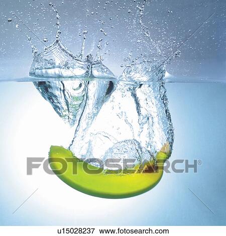 Stock Photo - disturbance, hit fall, hitting, food, banana, freshness, liquid. Fotosearch