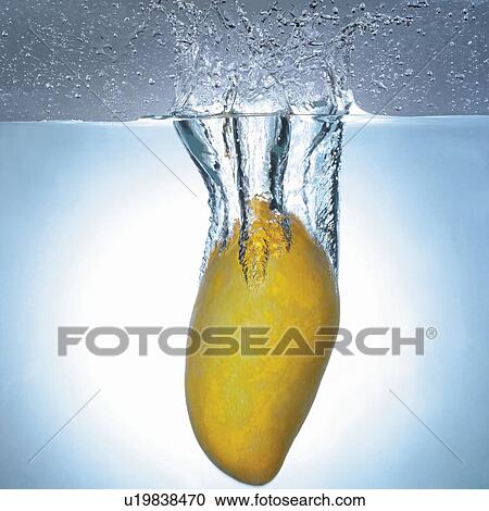 Stock Image - hit fall, food, square, drop, organic, hitting, fresh fruit. Fotosearch