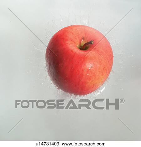 Stock Photo - square, appearance, apple, close-up. Fotosearch