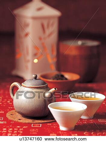 Stock Image - beverage, ceramic, asian. Fotosearch