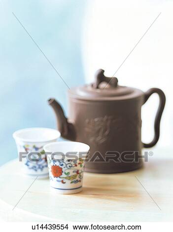 Picture - ceramic, china, asian. Fotosearch