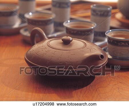 Stock Photo - close-up, printed, hot beverage, handle, indoor, grip, tea. Fotosearch