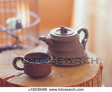 Stock Photo - earthenware, table ware, chinaware, indoor, drink. Fotosearch