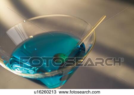 Stock Image - Blue, Clear, Close-Up, Day, Drink. Fotosearch