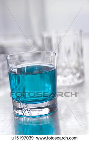 Stock Photo - Blue, Close-Up, Day, Drink, Focus On Foreground. Fotosearch