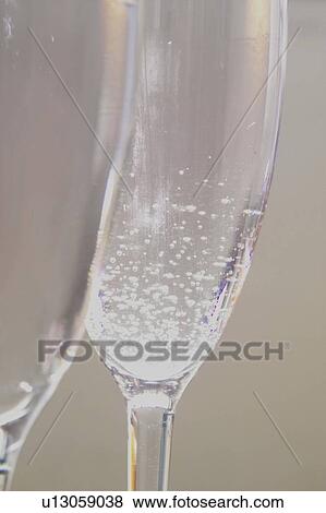 Stock Photo - Bubble, Champagne, Champagne Flute, Clear, Close-Up. Fotosearch