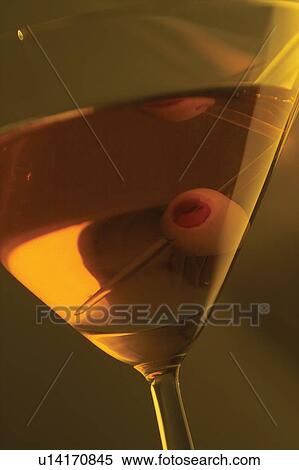 Stock Photography - Clear, Close-Up, Day, Drink, Green Olive. Fotosearch