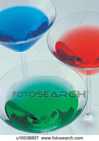 Stock Photo - Full, Wine, Indoor, Celebration, Blue, Red, Hard Liquor. Fotosearch