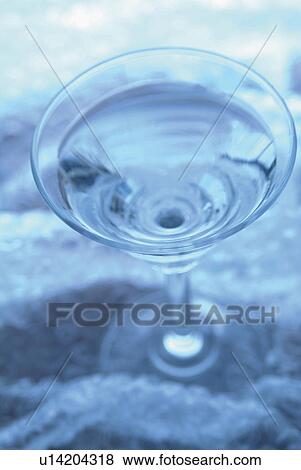Stock Photo - Hard Liquor, Full, Indulgence, Martini Glass, Food And Drink. Fotosearch
