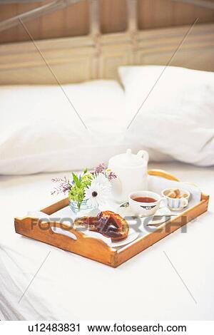 Bed and Breakfast on the Tray, Differential Focus View Large Photo Image Stock Image - Bed and Breakfast on the Tray, Differential Focus. Fotosearch
