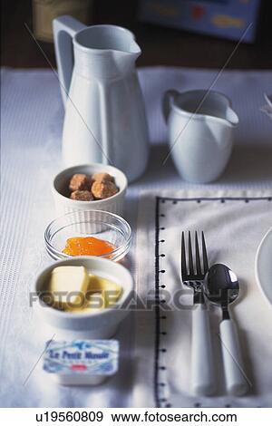 Breakfast Image, High Angle View View Large Photo Image Stock Photo - Breakfast Image, High Angle View. Fotosearch