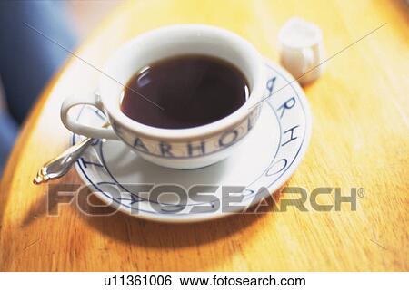 Coffee and Milk, High Angle View, Differential Focus View Large Photo Image Stock Photograph - Coffee and Milk, High Angle View, Differential Focus. Fotosearch