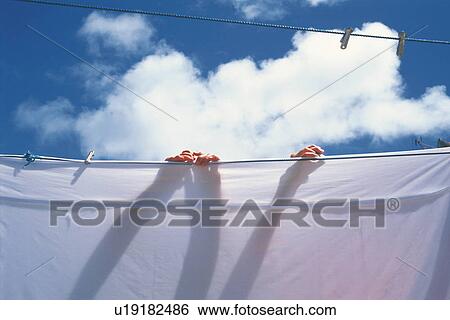 Stock Photograph - Laundry, Front View. Fotosearch