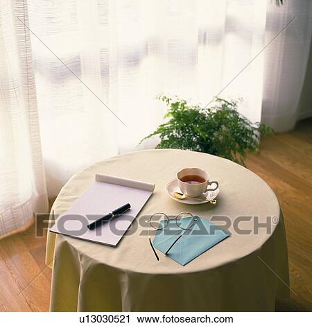 Stock Image - Tea Time, High Angle View. Fotosearch